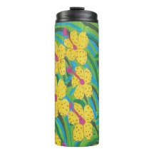 Sunshine Hibiskus Tropical Print