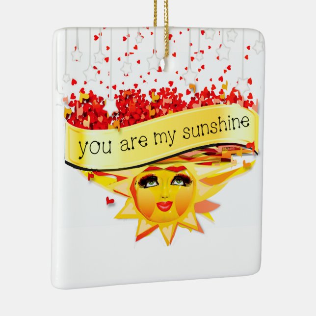 SUNSHINE KISSES KERAMIKORNAMENT (Rechts)
