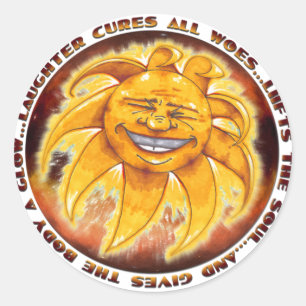 Sunshine Laghter Stickers