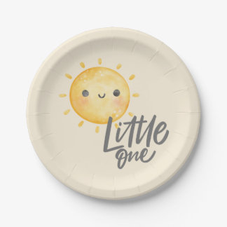 Sunshine Little One Baby Dusche Pappteller