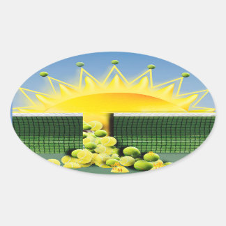 SUNSHINE MATCH OVALER AUFKLEBER