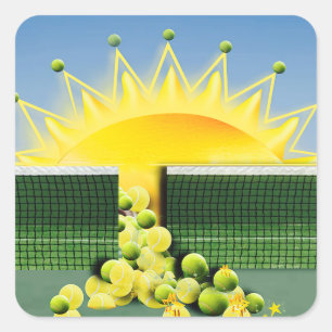 SUNSHINE MATCH QUADRATISCHER AUFKLEBER