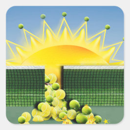 SUNSHINE MATCH QUADRATISCHER AUFKLEBER