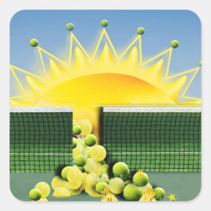 SUNSHINE MATCH QUADRATISCHER AUFKLEBER