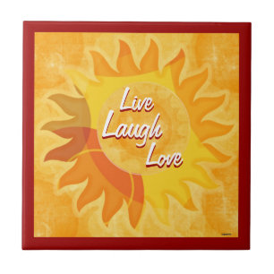Sunshine Mix Live Laugh Liebe Tile Fliese