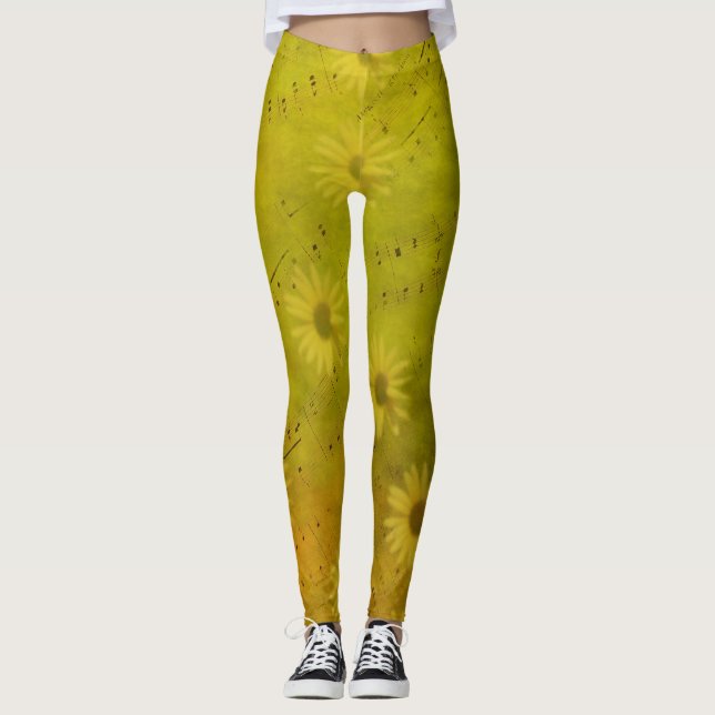 Sunshine Mixed Media Leggings (Vorderseite)