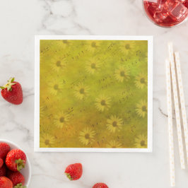Sunshine Mixed Media Serviette