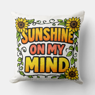 Sunshine on My Mind Kissen