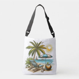 Sunshine Palm Beach Urlaub Tragetaschen Mit Langen Trägern