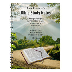 Sunshine Path Bibel Notebook Notizblock
