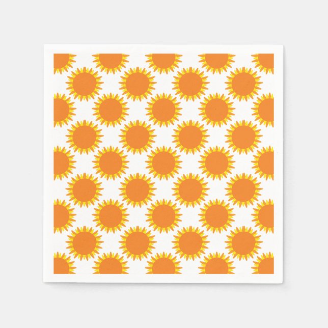 Sunshine Pattern  Serviette (Vorderseite)