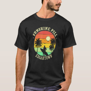 Sunshine Pill Edgartown Sommer Massachusetts Tropi T-Shirt