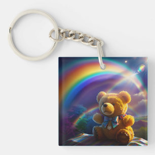 Sunshine Rainbow Teddy Bear Wonderland Schlüsselanhänger