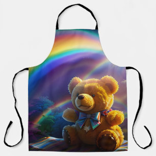 Sunshine Rainbow Teddy Bear Wonderland Schürze