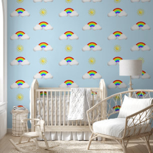 Sunshine & Rainbows Kinderdesign Tapete