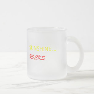 "Sunshine Rocks" Mug givré de 10oz