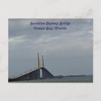 Sunshine Skyway Bridge Tampa Bay, FL. Postkarte