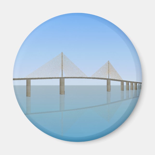 Sunshine Skyway Bridge: Tampa Bay: Magnet (Vorne)