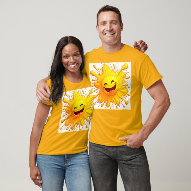 Sunshine Smiles: Bursting Joy T-Shirt (Unisex)