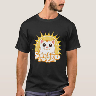 "Sunshine Snuggles" Schwarzer T - Shirt