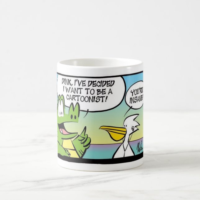 Sunshine Staat Kaffee Tasse - "Du bist verrückt!" (Mittel)