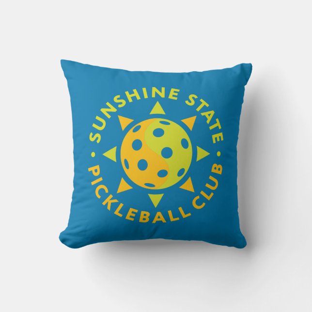 Sunshine State Pickleball Club Coussin (Recto)