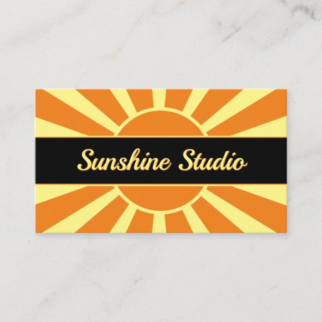 Sunshine Studio Visitenkarte (Vorderseite)