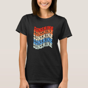 Sunshine Summer Vintag Hippie Lässig Girls T-Shirt