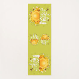 Sunshine Sunflower Yoga Yogamatte