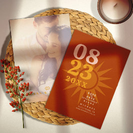Sunshine Typografy Wedding Foto Brick ID1048 Save The Date