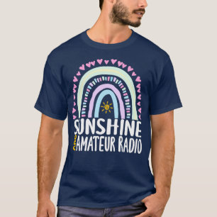 Sunshine und Amateur Radio Niedlich Rainbow Gift f T-Shirt