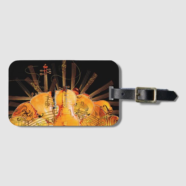 SUNSHINE VIOLIN CONCERTO GEPÄCKANHÄNGER (Vorderseite (Horizontal))