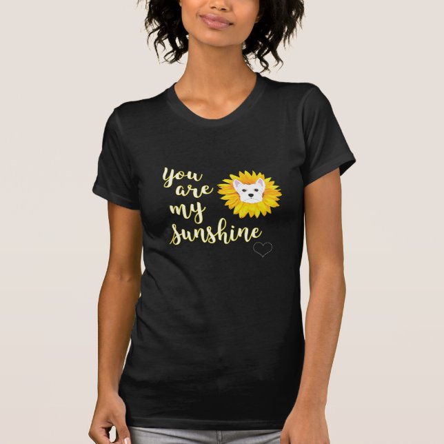 Sunshine West Highland White Terrier T-Shirt (Vorderseite)