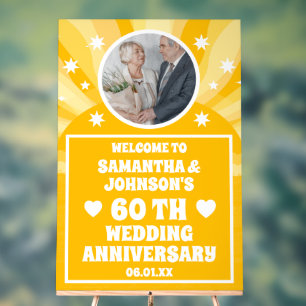 Sunshine Yellow Photo 60e anniversaire du Mariage