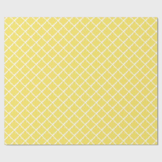 Sunshine Yellow Tie Dye Geschenkpapier (Flach)