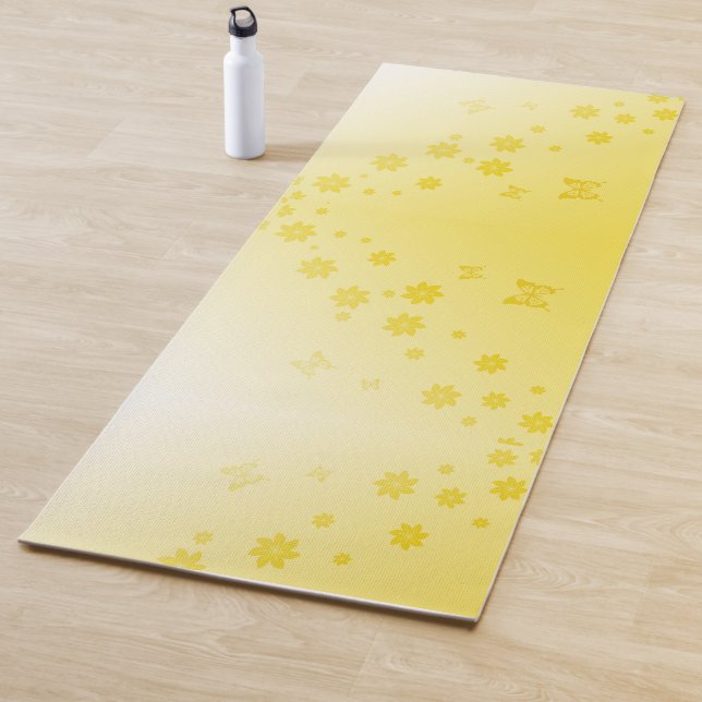 Sunshine Yellow Yogamatte (Beispiel)