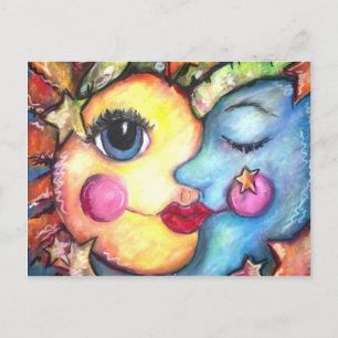 Sunshine & zzz postkarte