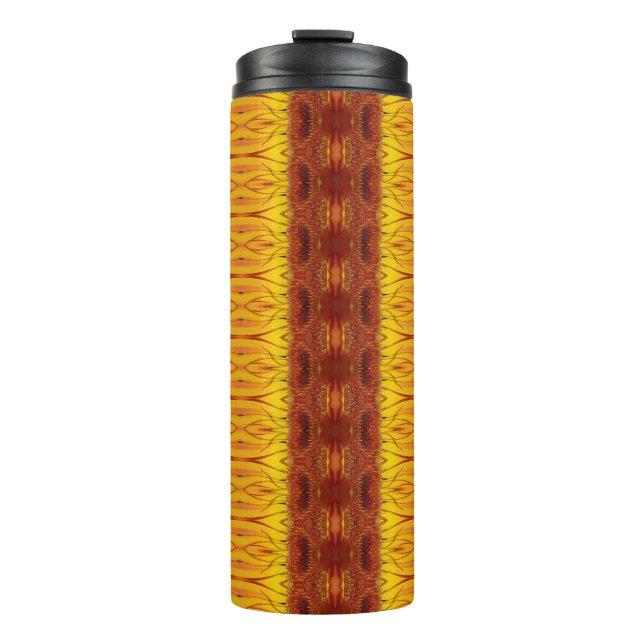 Sunshiney Ikat 4 Thermosbecher (Vorderseite)