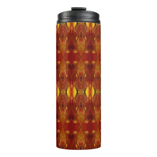 Sunshiney Ikat 6 Thermosbecher (Vorderseite)