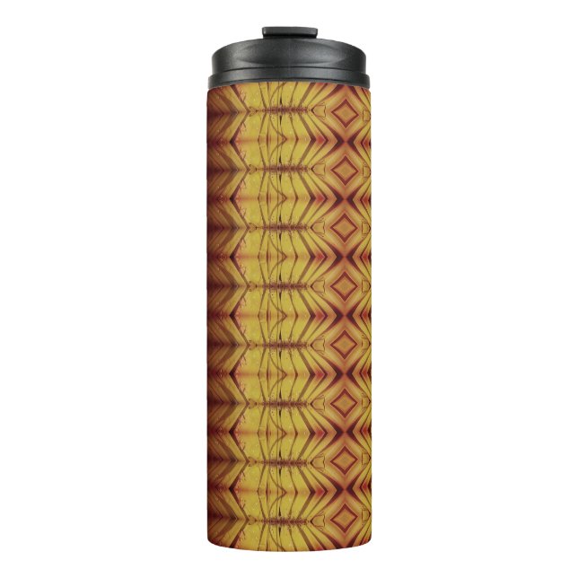 Sunshiney Ikat Fog Thermosbecher (Vorderseite)