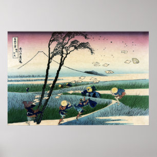 Sunshu Ejiri, 36 Aussichten auf den Fuji. Hokusai Poster