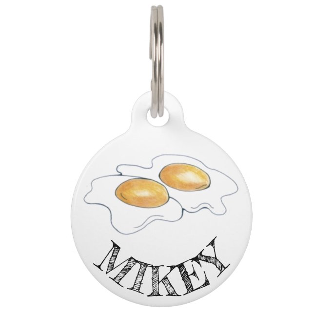 Sunside Up FribBreakfast Eier Sonniges Seiteneier Tiermarke (Vorderseite)