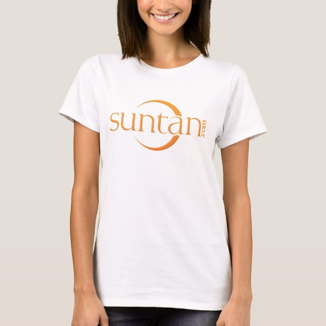 Suntan-dünne Behälter T-Shirt (Vorderseite)