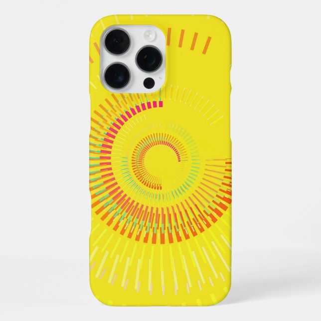 Sunthesizer Cyberwave iPhone 16 Pro Max Hülle (Rückseite)
