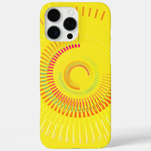 Sunthesizer Cyberwave iPhone 16 Pro Max Hülle (Rückseite)