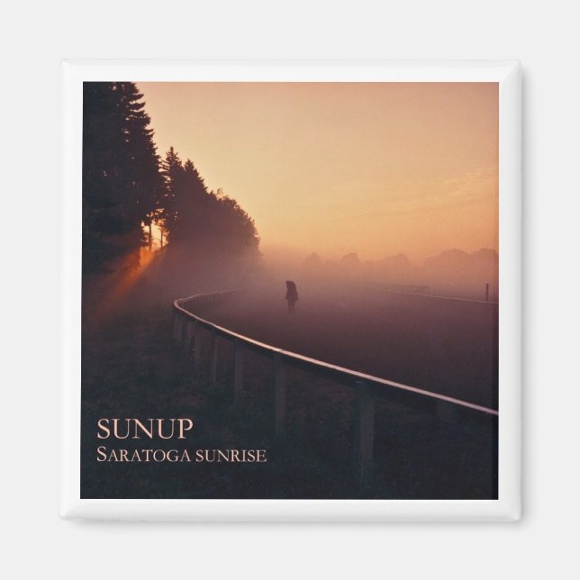 Sunup's Saratoga Sunrise Cover Magnet (Vorne)