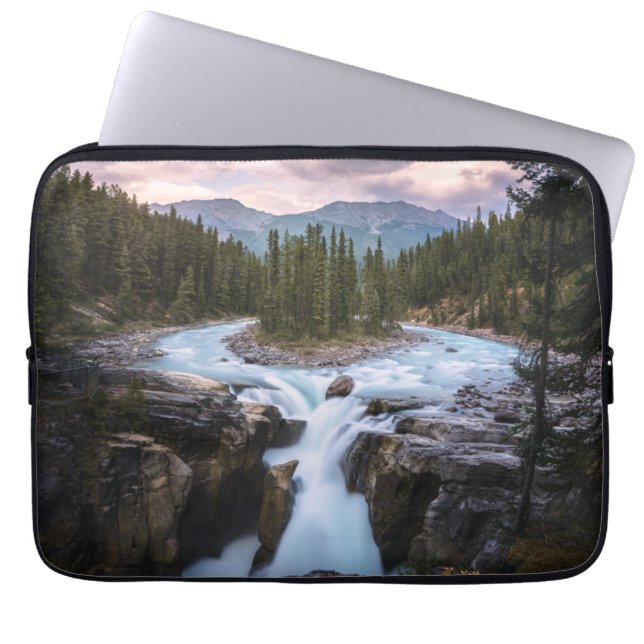 Sunwapta Falls | Jasper-Nationalpark Laptopschutzhülle (Vorderseite)