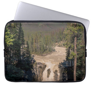 Sunwapta Serenity: Wasserfall-Fotografie Laptopschutzhülle