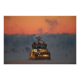 Suomenlinna Fähre bei Sonnenaufgang Foto Erweiteru