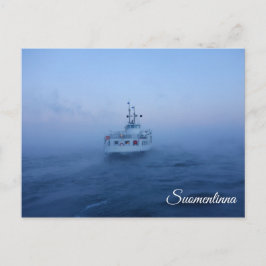 Suomenlinna ferry souvenir carte postale